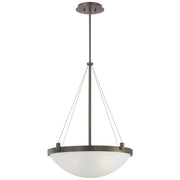 George Kovacs Suspended 21in 4-Light Pendant | Contemporary Copper Bronze Patina | Kitchen Island & Dining Room | 21 x 21 x 29 in | Model P592-647