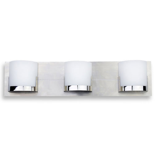 George Kovacs Convex 3-Light Bath Bar | Chrome Finish | Bathroom Vanity Light | 21 x 3 x 5 in | Model P5953-077
