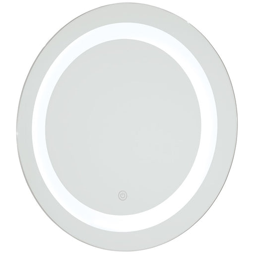 George Kovacs 18in Round LED Wall Mirror | Integrated Light | Bathroom & Powder Room | 18 x 18 x 2 in | Model P6105