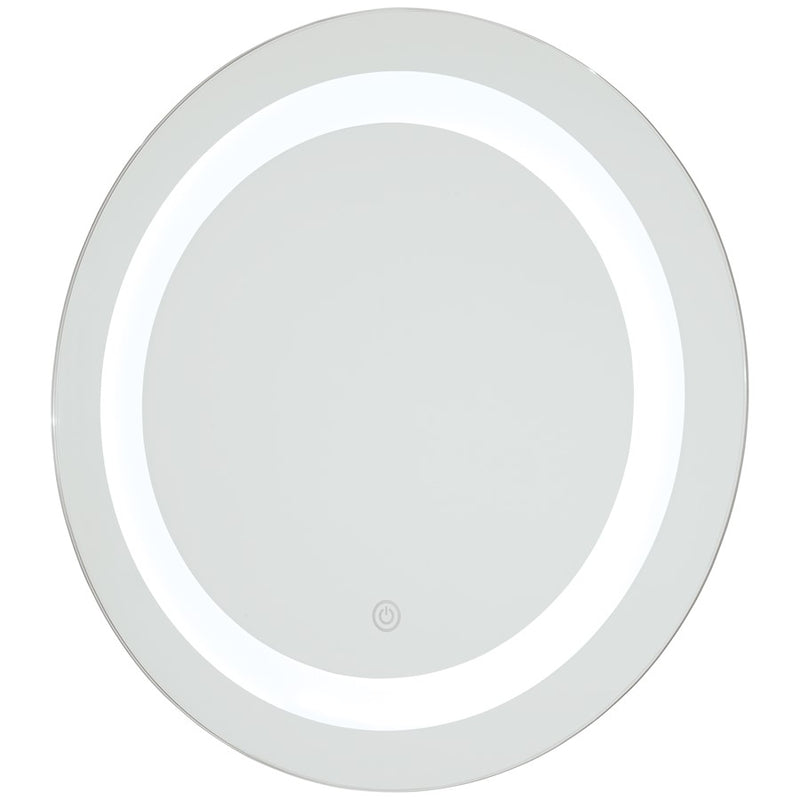 George Kovacs 18in Round LED Wall Mirror | Integrated Light | Bathroom & Powder Room | 18 x 18 x 2 in | Model P6105