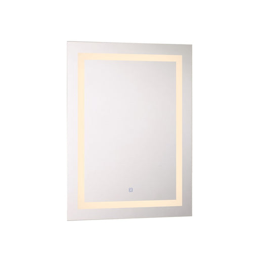 Minka George Kovacs 1 Light 23" LED Mirror, Silver - P6107A