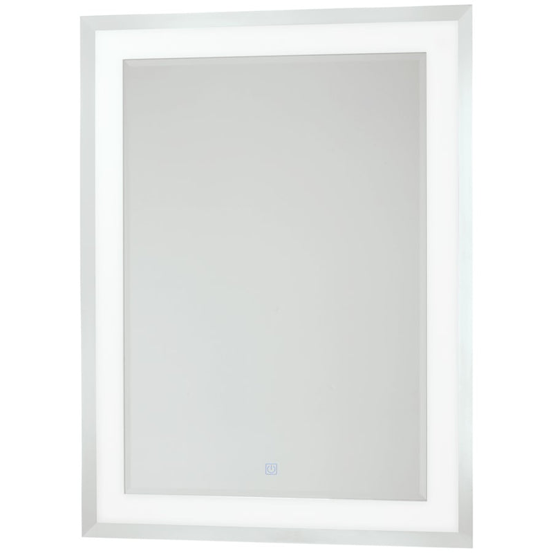 George Kovacs 24in LED Mirror | Contemporary Illuminated Wall Mirror | Bathroom & Vanity | 24 x 2 x 32 in, Vertical Mount | Model P6109