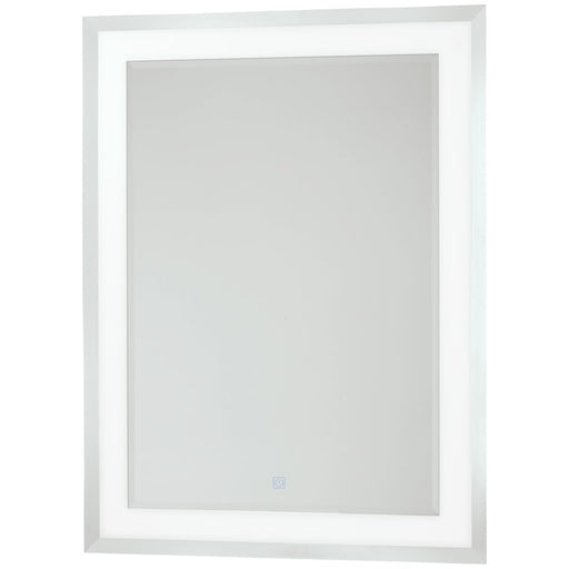 George Kovacs 24in LED Mirror | Contemporary Illuminated Wall Mirror | Bathroom & Vanity | 24 x 2 x 32 in, Vertical Mount | Model P6109