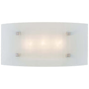 George Kovacs Pillow 14in 3-Light Bath Vanity Light | Contemporary Chrome Metal | Bathroom Vanity | 14 x 4 x 6 in | Model P6115-1-077