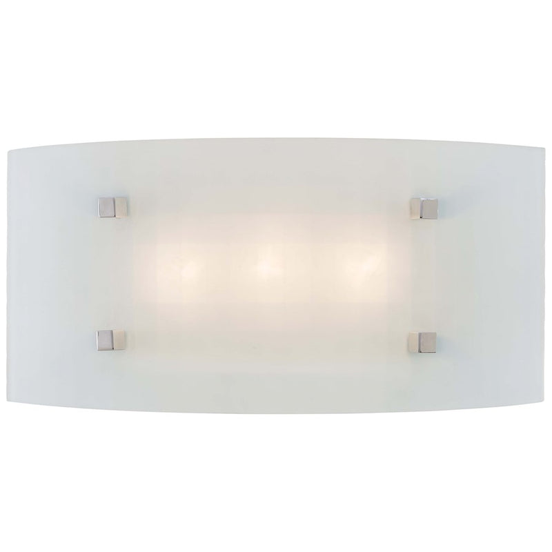 George Kovacs Pillow 14in 3-Light Bath Vanity Light | Contemporary Chrome Metal | Bathroom Vanity | 14 x 4 x 6 in | Model P6115-1-077