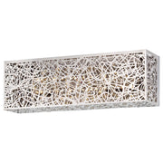 George Kovacs Hidden Gems 16in 1-Light LED Bath Vanity Light | Contemporary Chrome and Crystal | Bathroom Vanity Lighting | W 16 | Model P6982-077-L