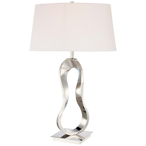 George Kovacs 1-Light 29in Table Lamp | Contemporary Polished Nickel | Living Room & Bedroom | 13 x 20 x 29 in | Model P722-613