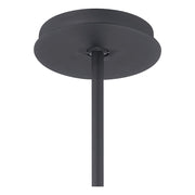George Kovacs Gizmo 16in LED Flush Mount/Pendant | Industrial Black | Kitchen & Hallway | 16 x 16 x 5 in, Integrated LED | Model P724-066-L
