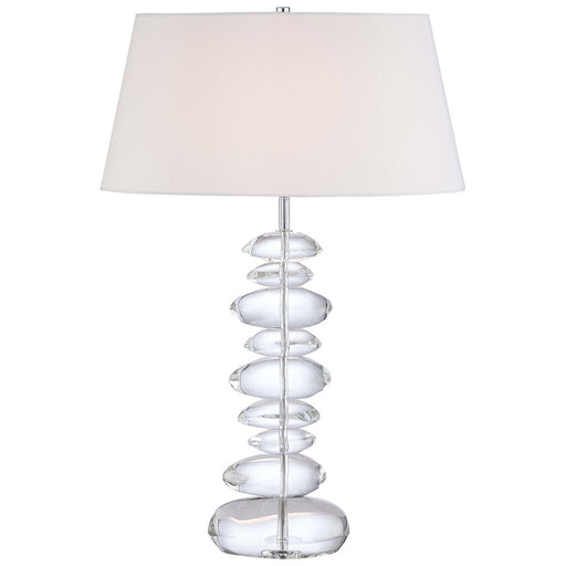 George Kovacs 1-Light 30in Table Lamp | Contemporary Chrome | Living Room & Bedroom | 13 x 20 x 30 in | Model P725-077