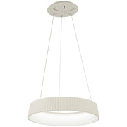 George Kovacs Star Gate LED Pendant | White Finish and Acrylic Diffuser | Dining Room & Living Room | 24 x 24 x 47 in | Model P8130-044-L