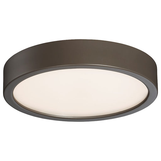 George Kovacs 8in 1-Light LED Flush Mount | Painted Copper Bronze Patina and Clear Glass | Hallway & Bedroom | W 8 x D 8 x H 2 in | Model P841-647B-L