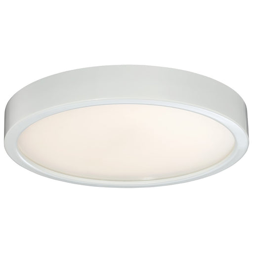 George Kovacs LED Puck Light | Transitional White and Clear Glass | Outdoor Sconce for Covered Patio & Entryway | Model P842-044-L