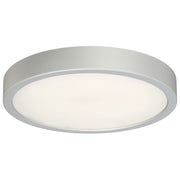 George Kovacs P842-609-L 10in 1-Light Outdoor Sconce | Silver Finish and Clear Glass | Covered Patio & Entryway | 10 x 10 x 2.25 in | Model P842-609-L