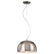 George Kovacs P861-084 1-Light Pendant | Contemporary Brushed Nickel | Kitchen Island & Dining Room Accent | 13 x 10 in | Model P861-084