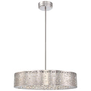 George Kovacs Hidden Gems 24in 1-Light LED Pendant | Contemporary Chrome and Crystal | Kitchen Island & Dining Room | Model P986-077-L