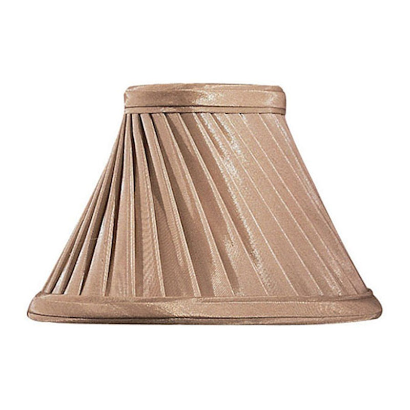 Metropolitan Lighting Croissant Swirl Replacement Shade 3x5in | Traditional Silkglow Clip-On Shade | Chandelier & Sconce Accent | Model SH1949