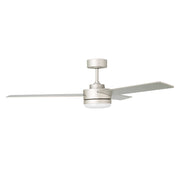 Millennium Lighting Trestwyn 52in 3-Blade 5CCT LED Ceiling Fan | Transitional Brushed Pewter and Etched Acrylic | Bedroom | Model 1100LED-BP-BP