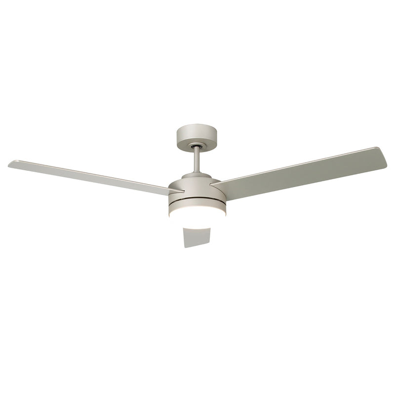 Millennium Lighting Trestwyn 52in 3-Blade 5CCT LED Ceiling Fan | Transitional Brushed Pewter and Etched Acrylic | Bedroom | Model 1100LED-BP-BP