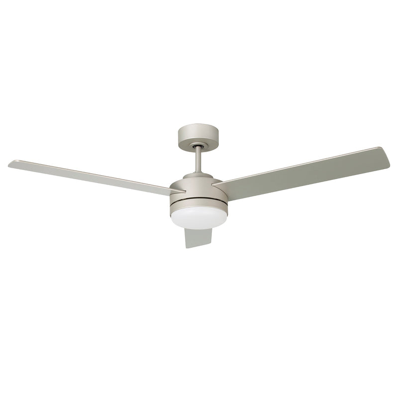 Millennium Lighting Trestwyn 52in 3-Blade 5CCT LED Ceiling Fan | Transitional Brushed Pewter and Etched Acrylic | Bedroom | Model 1100LED-BP-BP