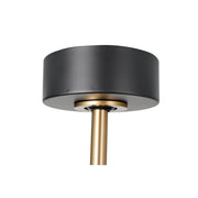 Millennium Lighting Trestwyn 52in 3-Blade 5CCT LED Ceiling Fan | Transitional Brass and Matte Black Plywood | Bedroom & Living | Model 1100LED-BR-MBK
