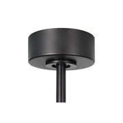 Millennium Lighting Trestwyn 52in 3-Blade 5CCT LED Ceiling Fan | Transitional Matte Black and Etched Acrylic | Bedroom | Model 1100LED-MBK-MBK