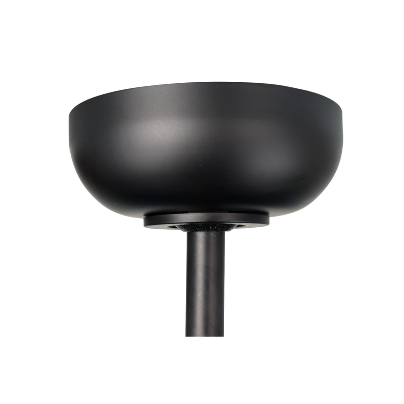 Millennium Lighting Kylpin 52in 3-Blade Ceiling Fan | Transitional Matte Black and Etched Acrylic | Bedroom & Kitchen | Model 1101LED-MBK-MBK