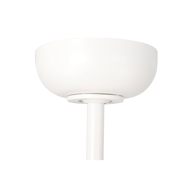 Millennium Lighting Kylpin 52in 3-Blade 5CCT LED Ceiling Fan | Transitional Matte White and Etched Acrylic | Bedroom & Living | Model 1101LED-MWW-MWW