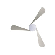 Millennium Lighting Lockbourne 48in 3-Blade 5CCT LED Flush Mount Ceiling Fan | Transitional Brushed Pewter and Etched PC | Model 1102LED-BP-BP