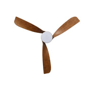 Millennium Lighting Hammerlin 52in 3-Blade Ceiling Fan | Transitional Brushed Nickel and Maple | Bedroom & Living Room | Model 1103LED-BN-MP