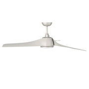 Millennium Lighting Hammerlin 52in 3-Blade Ceiling Fan | Transitional Brushed Pewter | Bedroom & Living Room | Model 1103LED-BP-BP