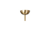 Millennium Lighting Hammerlin 52in 3-Blade Ceiling Fan | Transitional Brass and Matte Black | Bedroom & Living Room | Model 1103LED-BR-MBK