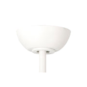 Millennium Lighting Hammerlin 52in 3-Blade LED Ceiling Fan | Transitional Matte White and Etched PC | Bedroom & Living Room | Model 1103LED-MWW-MWW