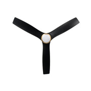 Millennium Lighting Kylpin 60in 3-Blade LED Ceiling Fan | Transitional Brass and Matte Black ABS | Bedroom & Living Room | Model 1111LED-BR-MBK
