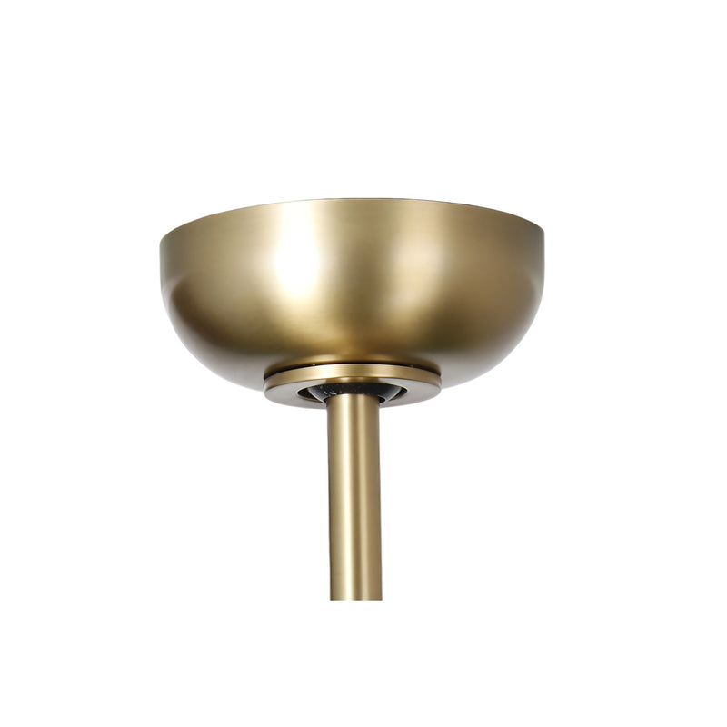 Millennium Lighting Kylpin 60in 3-Blade LED Ceiling Fan | Transitional Brass and Matte Black ABS | Bedroom & Living Room | Model 1111LED-BR-MBK