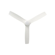 Millennium Lighting Kylpin 60in 3-Blade LED Ceiling Fan | Transitional Matte White and Etched Acrylic | Bedroom & Living Room | Model 1111LED-MWW-MWW