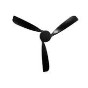 Millennium Lighting Hammerlin 60in 3-Blade Ceiling Fan | Transitional Matte Black and Etched PC | Bedroom & Living Room | Model 1113LED-MBK-MBK