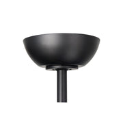 Millennium Lighting Hammerlin 60in 3-Blade Ceiling Fan | Transitional Matte Black and Walnut Etched PC | Bedroom & Living Room | Model 1113LED-MBK-WT