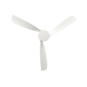 Millennium Lighting Hammerlin 60in 3-Blade LED Ceiling Fan | Transitional Matte White and Etched PC Lens | Living Room | Model 1113LED-MWW-MWW