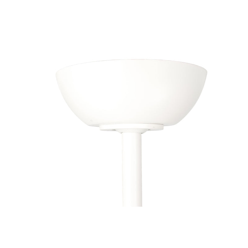 Millennium Lighting Hammerlin 60in 3-Blade LED Ceiling Fan | Transitional Matte White and Etched PC Lens | Living Room | Model 1113LED-MWW-MWW