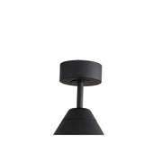 Millennium Lighting Karrston 54in 3-Blade LED Ceiling Fan | Transitional Matte Black and Walnut Acrylic Lens | Living Room | Model 1120LED-MBK-WT