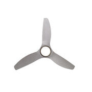 Millennium Lighting Karrston 60in 3-Blade Ceiling Fan | Transitional Brushed Nickel and Grey ABS | Bedroom & Living Room | Model 1121LED-BN-GR