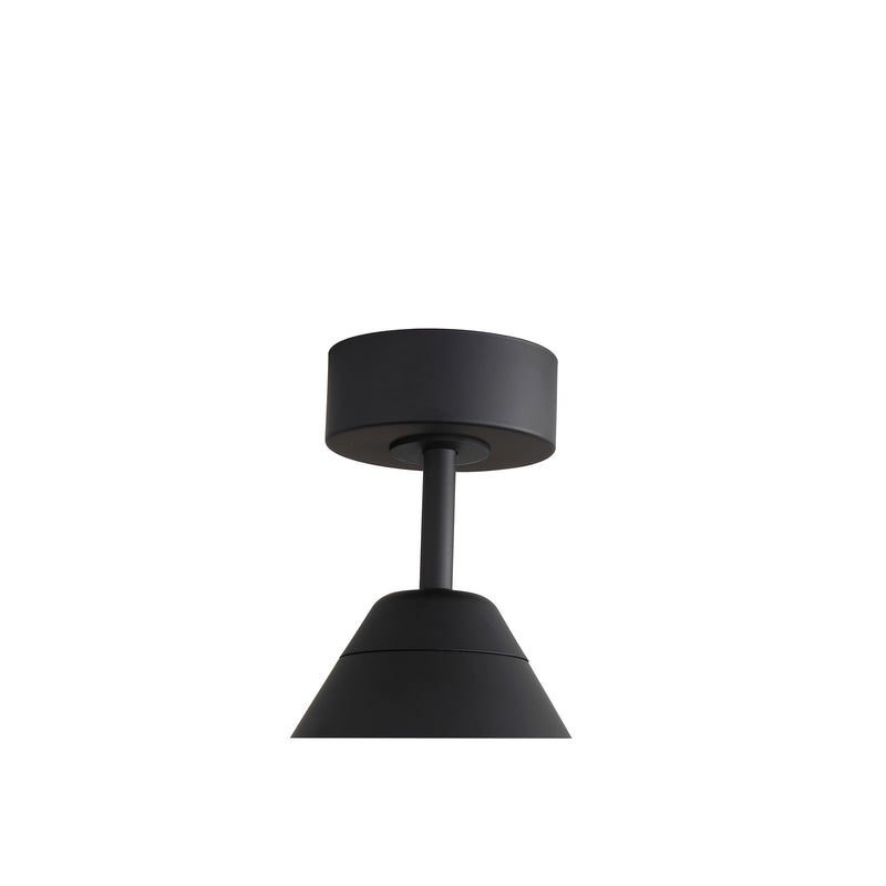 Millennium Lighting Karrston 60in 3-Blade Ceiling Fan | Transitional Matte Black and Walnut ABS | Bedroom & Living Room | Model 1121LED-MBK-WT