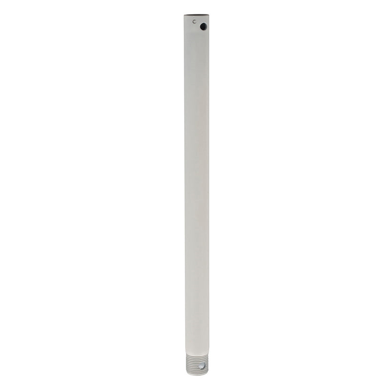 Millennium Lighting 12in Ceiling Fan Downrod | Traditional Matte White Steel | Bedroom & Living Room | 12 x 0.5 x 0.5 in | Model E12MWW