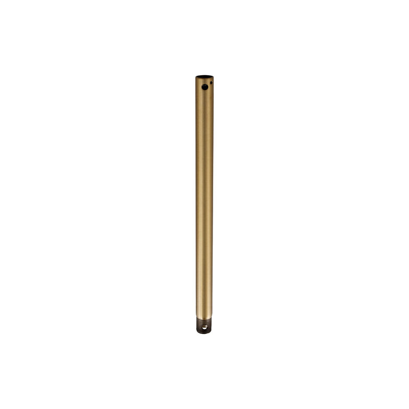 Millennium Lighting Ceiling Fan Downrod 36in | Traditional Brass Steel | High Ceiling Fan Extension | 36 x 0.5 x 0.5 in, Damp Rated | Model E36BR