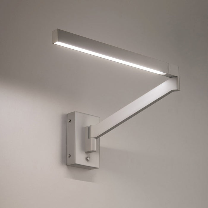 Modern Forms Beam 1 Light 22" LED Swing Arm/3000K, Titanium