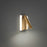 Modern Forms Ivery 1Lt 9" LED Reading Light, Brass/White/Alabaster