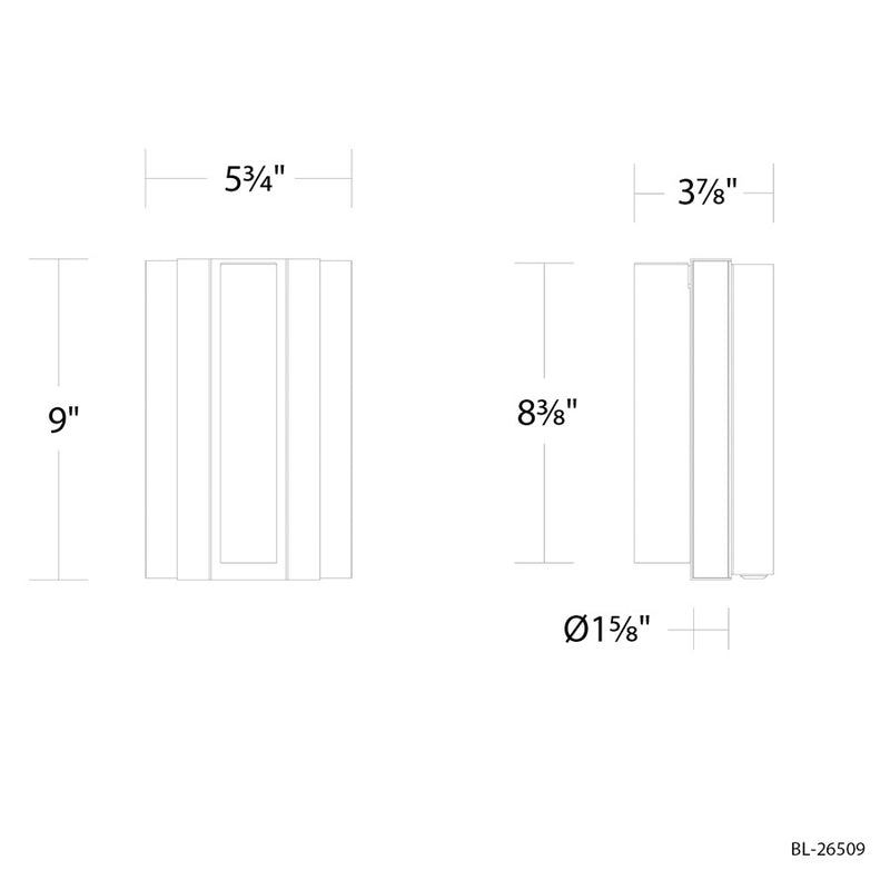 Modern Forms Ivery 9" LED Reading Light, Nickel/White/Alabaster