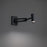 Modern Forms Gavel 1Lt 7" LED Swing Arm Light, Black/White