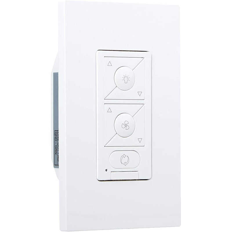 Modern Forms RF Ceiling Fan Wall Control/Single Pole Wallplate, White