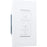 Modern Forms RF Ceiling Fan Wall Control/Single Pole Wallplate, White